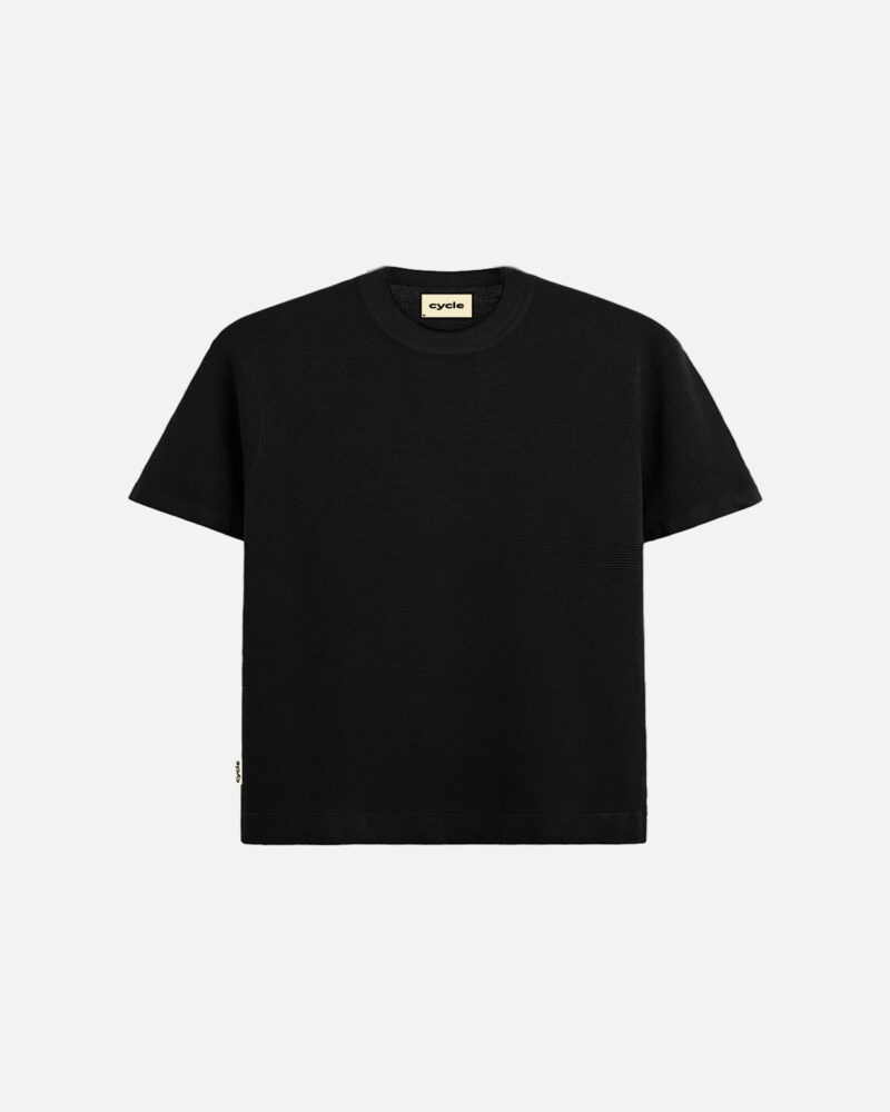 Black Knit T - shirt